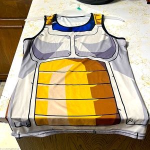 MEDIUM Dragon Ball Vegeta Gym Muscle Shirt